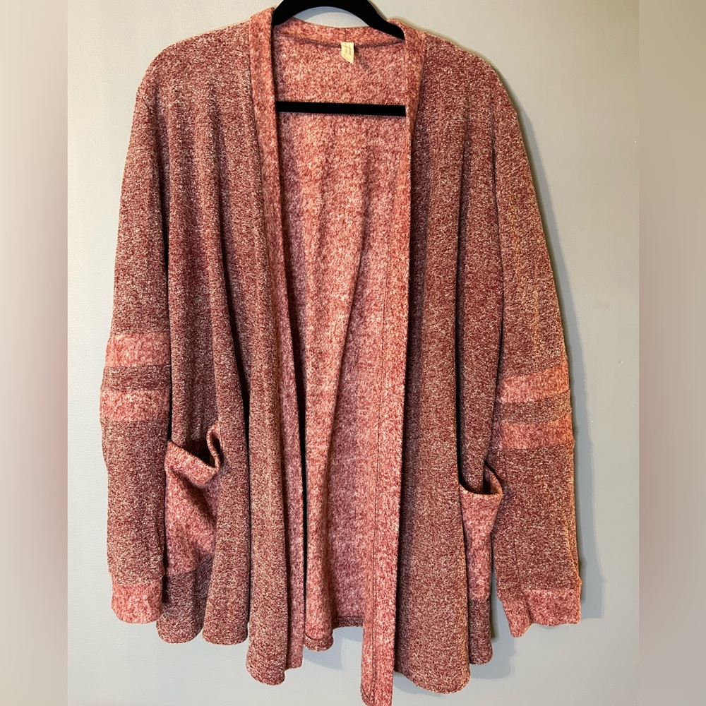 COPY - XL Cozy Red Sweater with Pockets